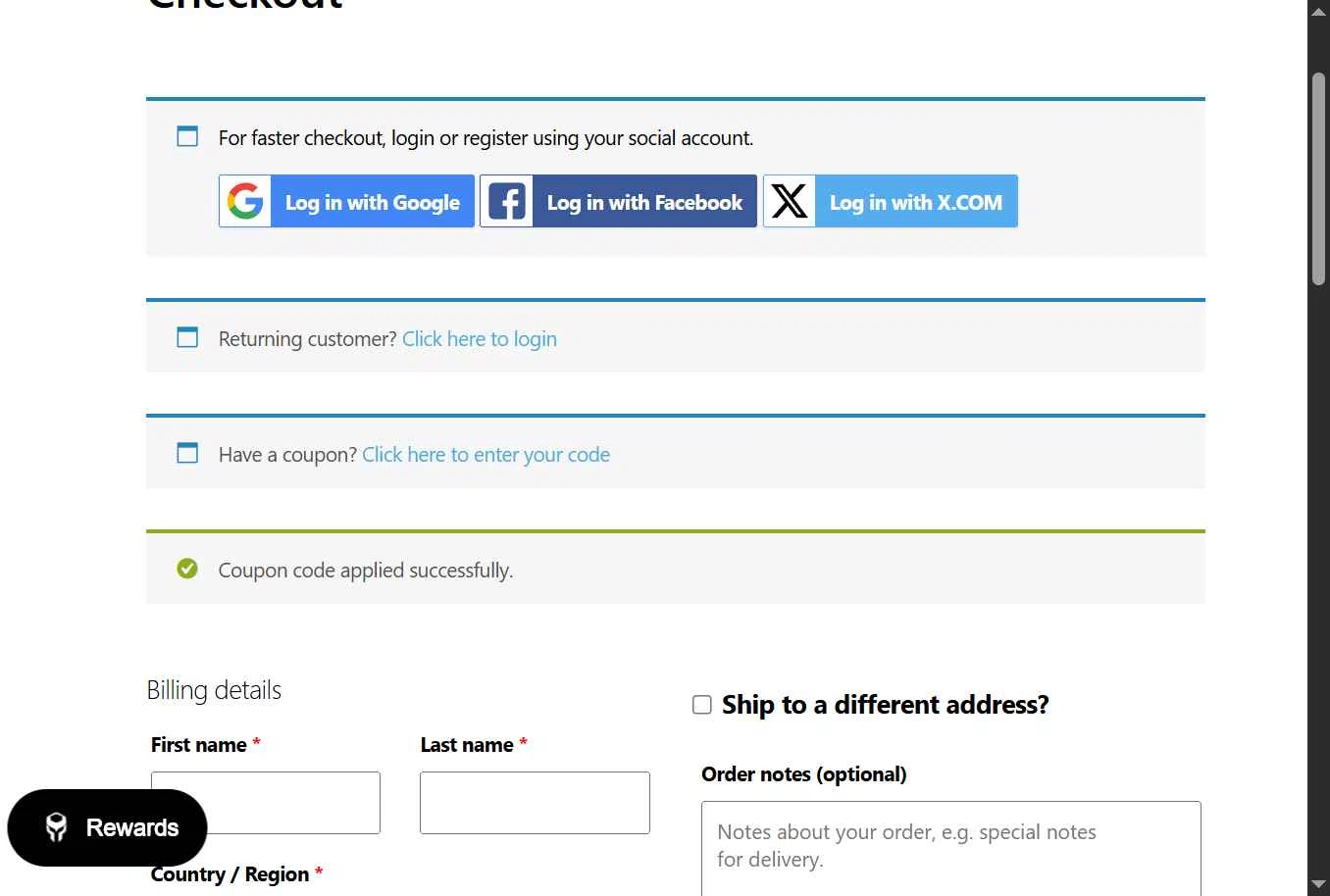 Tilta checkout page showing Tilta coupon code box | Screenshot taken by SimplyCodes community member on Jan 21, 2026
