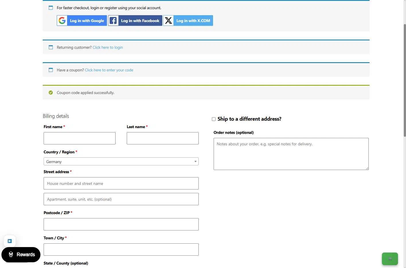 Tilta checkout page showing Tilta coupon code box | Screenshot taken by SimplyCodes community member on Jan 22, 2026