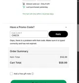 Minnesota Timberwolves Store coupon verification screenshot