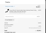 TinaCus coupon verification screenshot