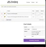 Tindeq coupon verification screenshot