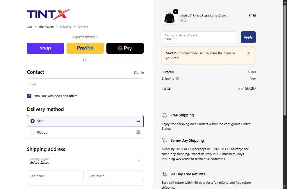 Uviron checkout page showing Uviron discount code box | Screenshot taken by SimplyCodes community member on Nov 11, 2025