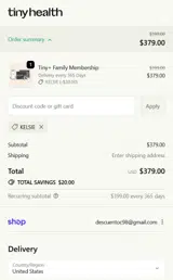 Kelsie coupon verification screenshot