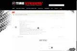 Tire Stickers coupon verification screenshot