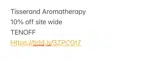 TENOFF coupon verification screenshot