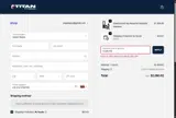 Titan Fitness coupon verification screenshot