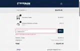 Titan Fitness coupon verification screenshot