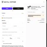 BRUTAL10 coupon verification screenshot