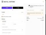 BRUTAL10 coupon verification screenshot