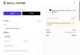 BRUTAL10 coupon verification screenshot