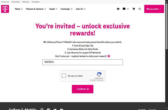 T-Mobile checkout page showing T-Mobile promo code box | Screenshot taken by SimplyCodes community member on Sep 3, 2025