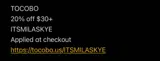 ITSMILASKYE coupon verification screenshot