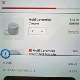 Glitzandglamour13 coupon verification screenshot