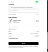 WELCOME10 coupon verification screenshot