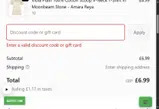 EXTRA10 coupon verification screenshot