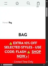 TENTEES coupon verification screenshot