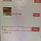 elle coupon verification screenshot