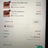toly25 coupon verification screenshot