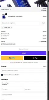 CODELUCY coupon verification screenshot
