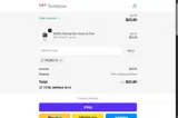 Tombow coupon verification screenshot
