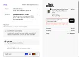 Tom Dixon coupon verification screenshot