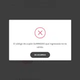 SUMMER10 coupon verification screenshot