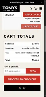 NEWYEAR coupon verification screenshot