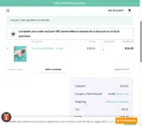 PIGGYPALS10 coupon verification screenshot