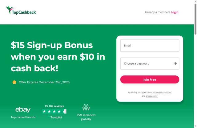 TopCashback checkout page showing TopCashback promo code box | Screenshot taken by SimplyCodes community member on Jul 12, 2025