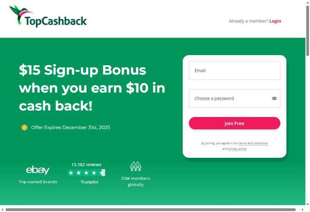 TopCashback checkout page showing TopCashback promo code box | Screenshot taken by SimplyCodes community member on Aug 2, 2025