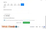 Topsail Steamer coupon verification screenshot