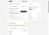 Topshop coupon verification screenshot