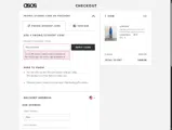 Topshop coupon verification screenshot