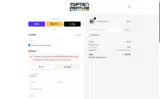 TopTierPrintLab coupon verification screenshot