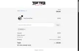 TopTierPrintLab coupon verification screenshot