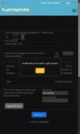 TACCA2026 coupon verification screenshot