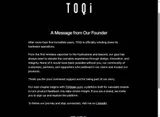 TOQi coupon verification screenshot