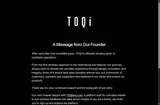 TOQi coupon verification screenshot
