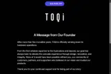 TOQi coupon verification screenshot