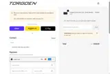 TORGOEN15 coupon verification screenshot