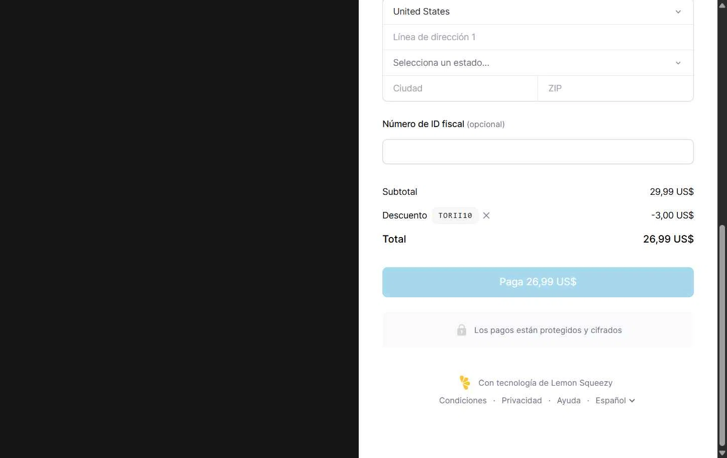 Torii Image Translator checkout page showing Torii Image Translator promo code box | Screenshot taken by SimplyCodes community member on Sep 25, 2025