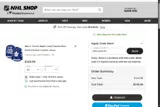 Toronto Maple Leafs Shop coupon verification screenshot