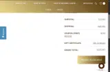 FIRST coupon verification screenshot