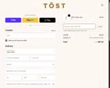 Tost Beverages coupon verification screenshot