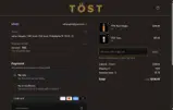 Tost Beverages coupon verification screenshot