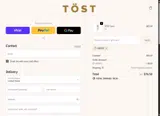 Tost Beverages coupon verification screenshot
