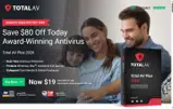 TotalAV coupon verification screenshot