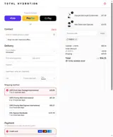 Total Hydration coupon verification screenshot