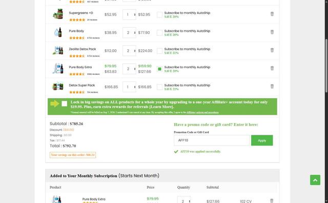 Touchstone Essentials checkout page showing Touchstone Essentials promo code box | Screenshot taken by SimplyCodes community member on Aug 7, 2025