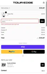 AAF15 coupon verification screenshot